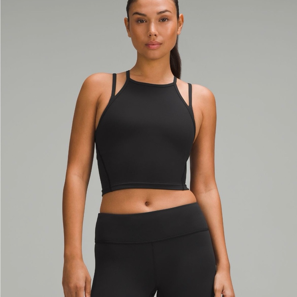 Lululemon Women’s Wunder Train High Neck Cross Back Tank Top